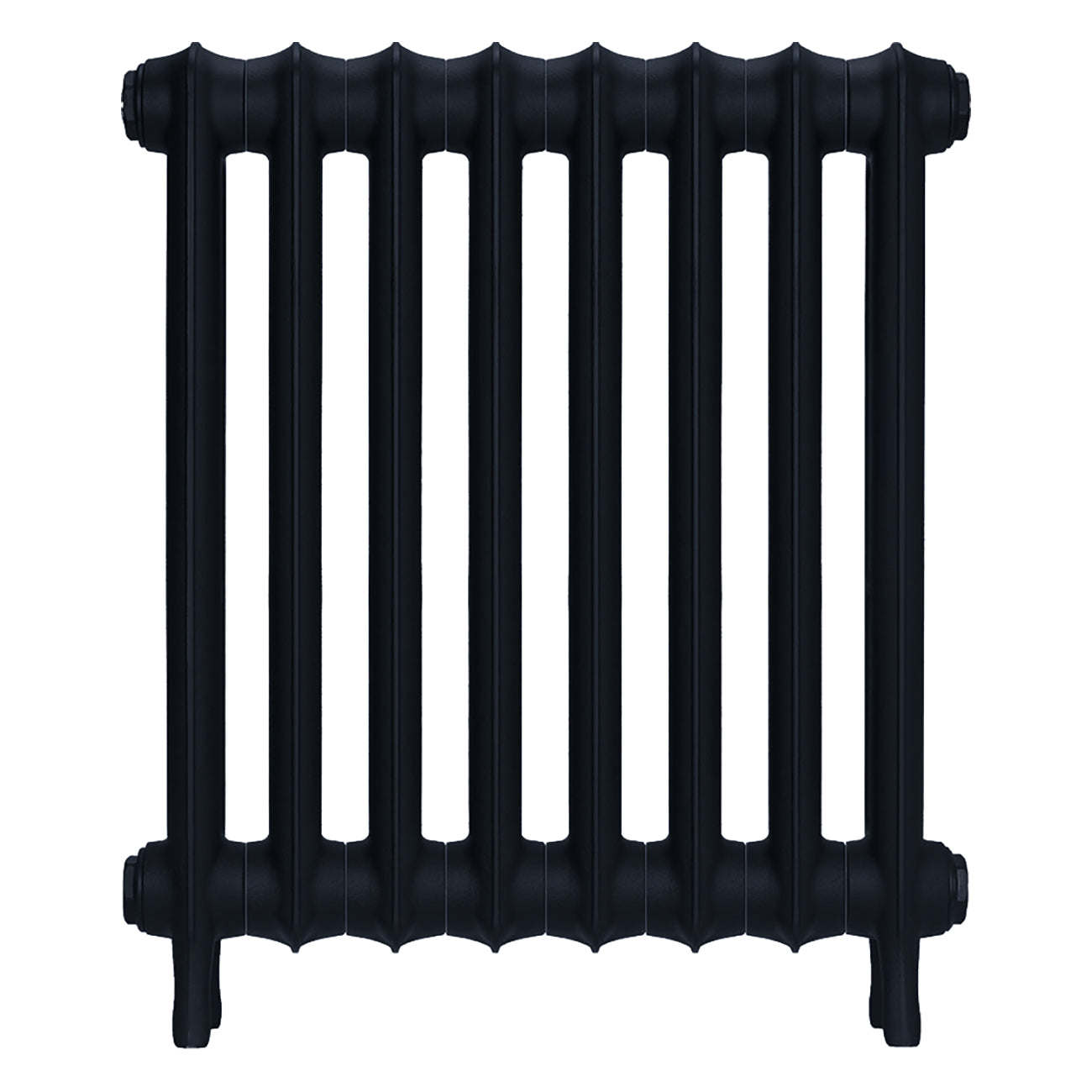 Emmeline III - Pencil Grey Cast Iron Column Radiator H616mm x W562mm 3 Column - Wall Hung