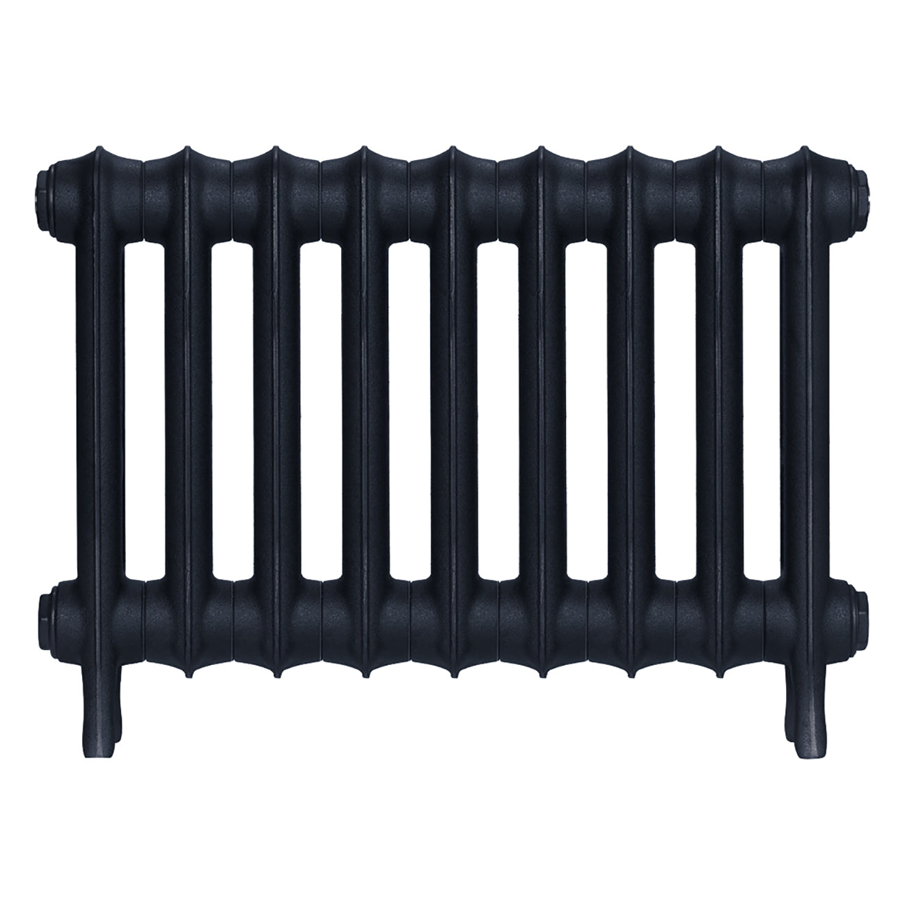 Emmeline III - Pencil Grey Cast Iron Column Radiator H416mm x W629mm 3 Column - Wall Hung