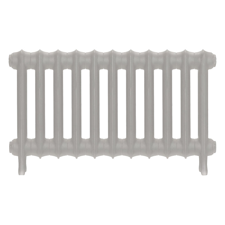 Emmeline I - Pebble Grey Cast Iron Column Radiator H407mm x W762mm 1 Column - Wall Hung