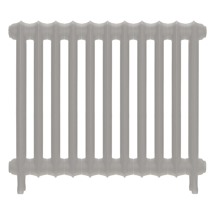 Emmeline I - Pebble Grey Cast Iron Column Radiator H607mm x W762mm 1 Column - Wall Hung