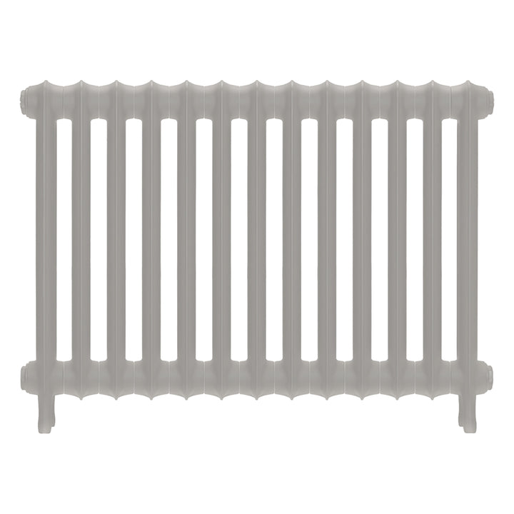 Emmeline I - Pebble Grey Cast Iron Column Radiator H607mm x W895mm 1 Column - Wall Hung