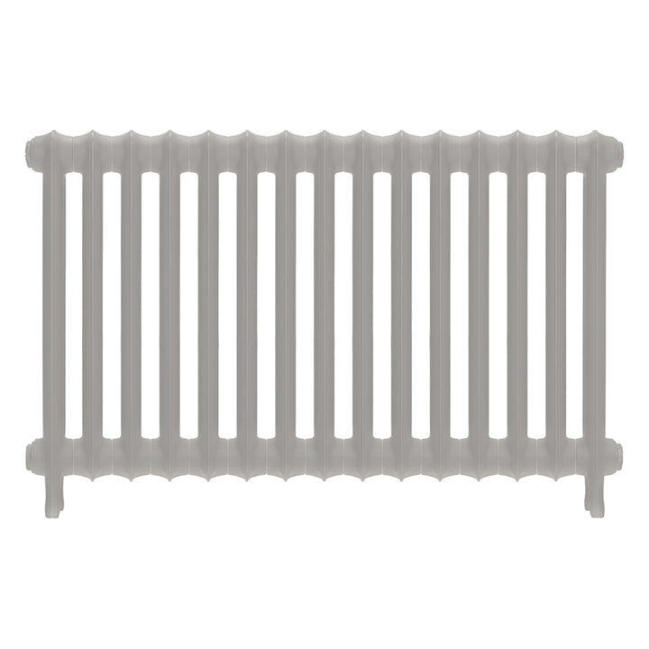 Emmeline I - Pebble Grey Cast Iron Column Radiator H607mm x W1028mm 1 Column - Wall Hung