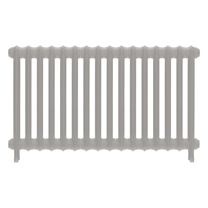 Emmeline I - Pebble Grey Cast Iron Column Radiator H607mm x W1094mm 1 Column - Wall Hung