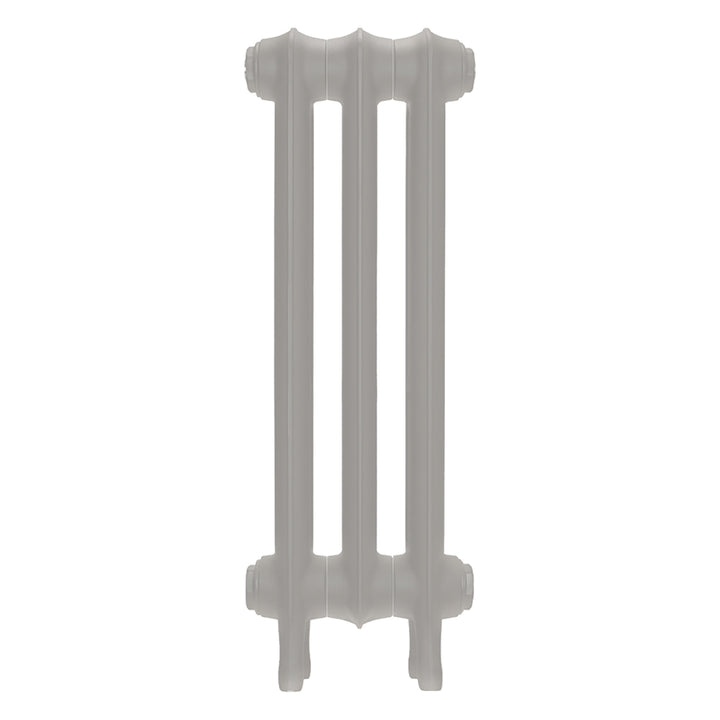 Emmeline I - Pebble Grey Cast Iron Column Radiator H607mm x W230mm 1 Column - Wall Hung