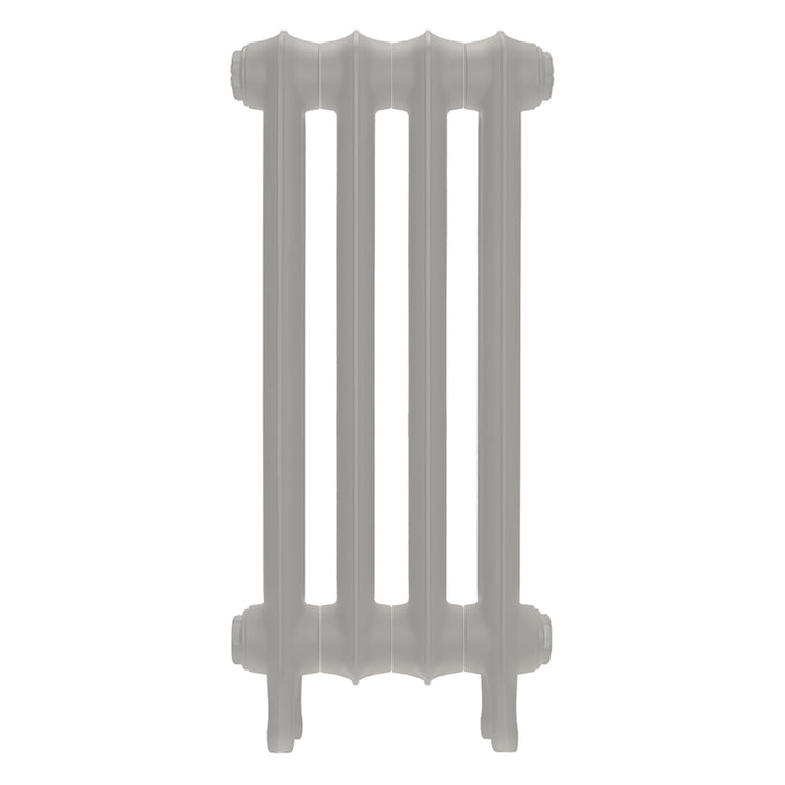Emmeline I - Pebble Grey Cast Iron Column Radiator H607mm x W296mm 1 Column - Wall Hung