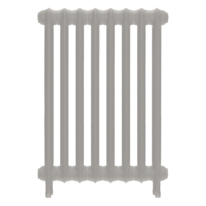 Emmeline I - Pebble Grey Cast Iron Column Radiator H807mm x W562mm 1 Column - Wall Hung