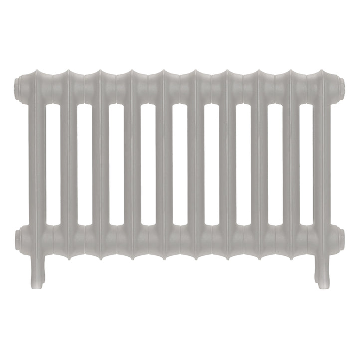Emmeline II - Pebble Grey Cast Iron Column Radiator H413mm x W695mm 2 Column - Wall Hung