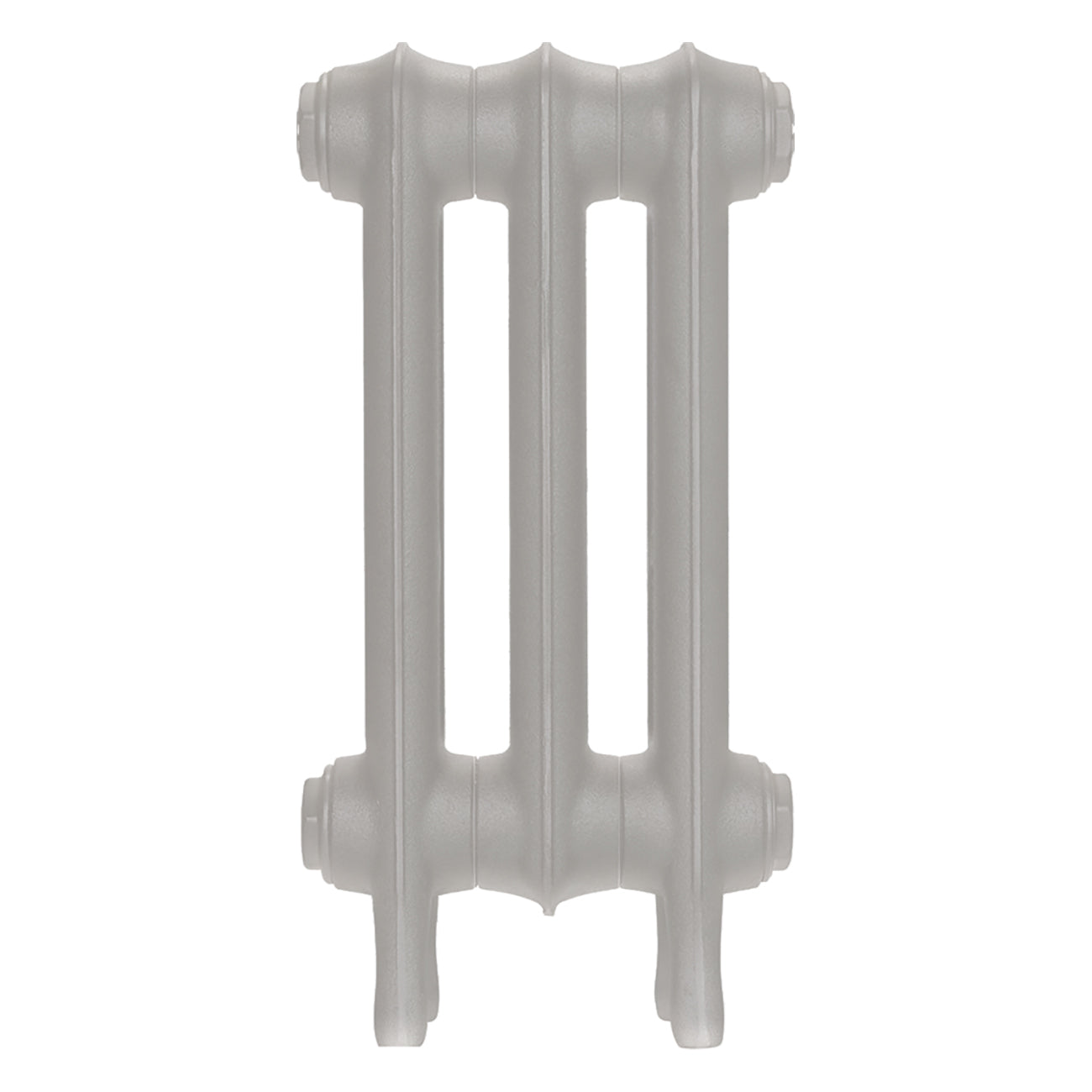 Emmeline II - Pebble Grey Cast Iron Column Radiator H413mm x W230mm 2 Column - Wall Hung