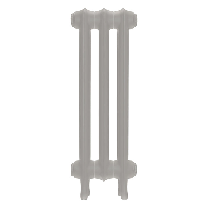 Emmeline II - Pebble Grey Cast Iron Column Radiator H613mm x W230mm 2 Column - Wall Hung