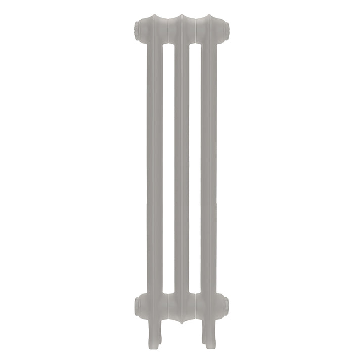 Emmeline II - Pebble Grey Cast Iron Column Radiator H813mm x W230mm 2 Column - Wall Hung