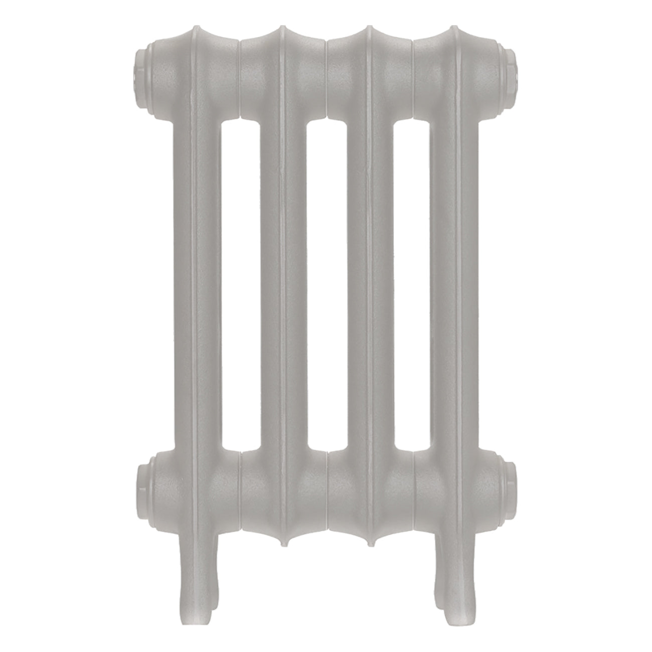 Emmeline II - Pebble Grey Cast Iron Column Radiator H413mm x W296mm 2 Column - Wall Hung