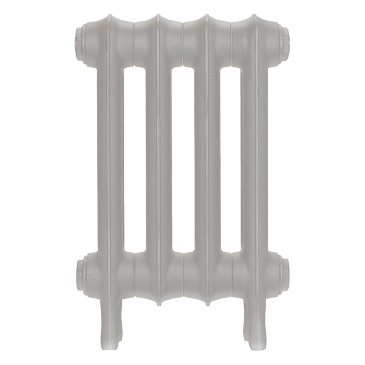 Emmeline II - Pebble Grey Cast Iron Column Radiator H413mm x W296mm 2 Column - Wall Hung