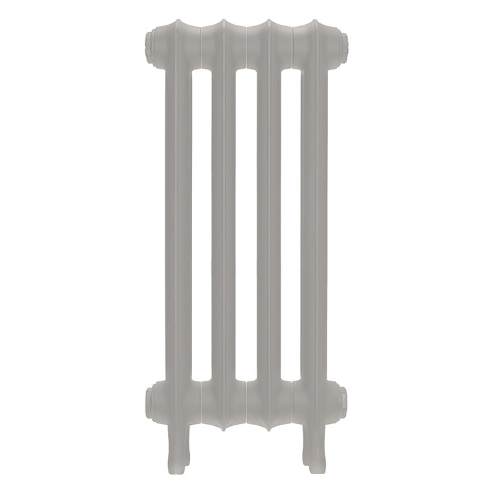 Emmeline II - Pebble Grey Cast Iron Column Radiator H613mm x W296mm 2 Column - Wall Hung