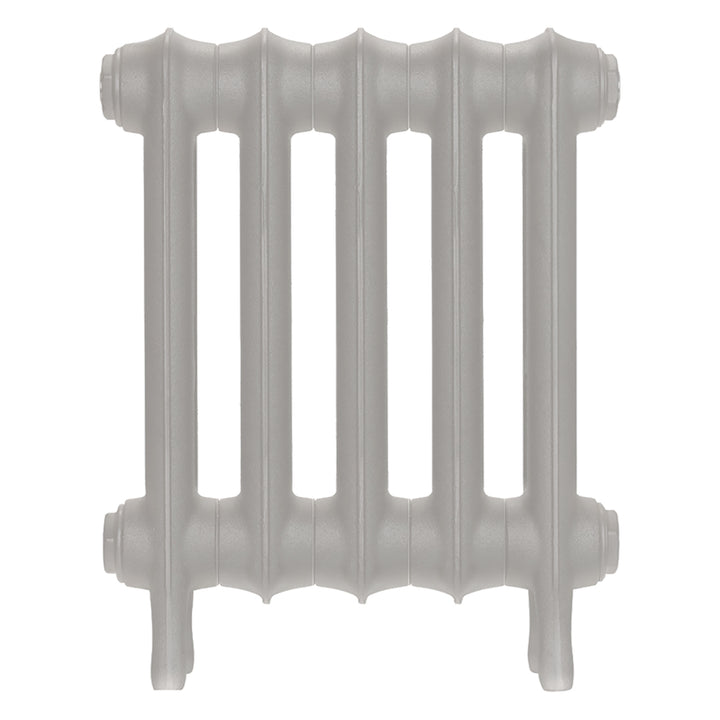 Emmeline II - Pebble Grey Cast Iron Column Radiator H413mm x W363mm 2 Column - Wall Hung