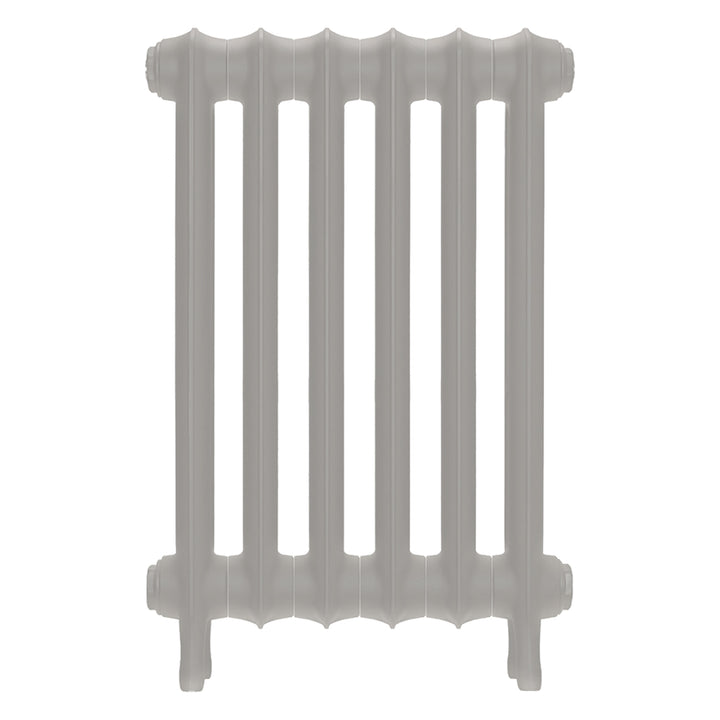 Emmeline II - Pebble Grey Cast Iron Column Radiator H613mm x W429mm 2 Column - Wall Hung