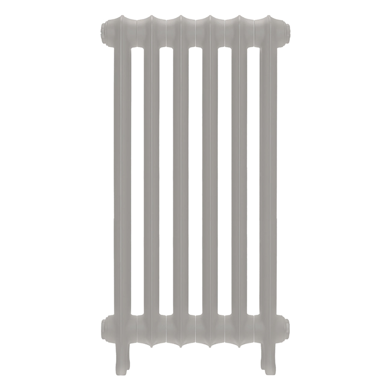 Emmeline II - Pebble Grey Cast Iron Column Radiator H813mm x W429mm 2 Column - Wall Hung