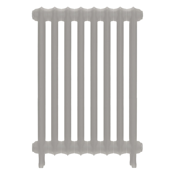 Emmeline II - Pebble Grey Cast Iron Column Radiator H813mm x W562mm 2 Column - Wall Hung
