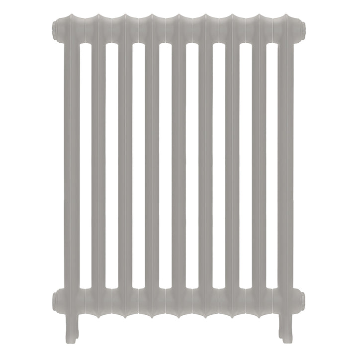 Emmeline II - Pebble Grey Cast Iron Column Radiator H813mm x W629mm 2 Column - Wall Hung