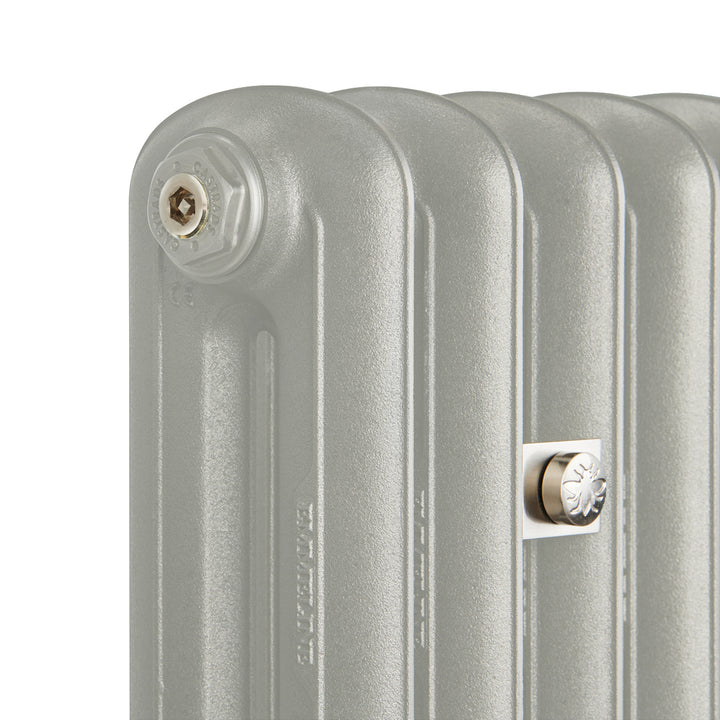 Emmeline II - Pebble Grey Cast Iron Column Radiator H470mm x W895mm 2 Column - Floor Standing