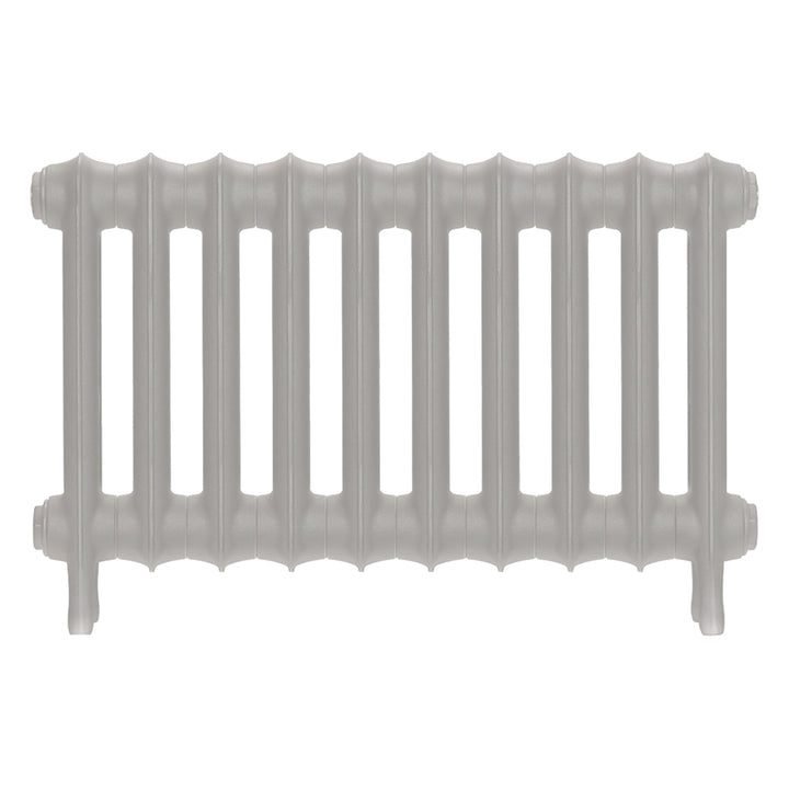 Emmeline III - Pebble Grey Cast Iron Column Radiator H416mm x W695mm 3 Column - Wall Hung