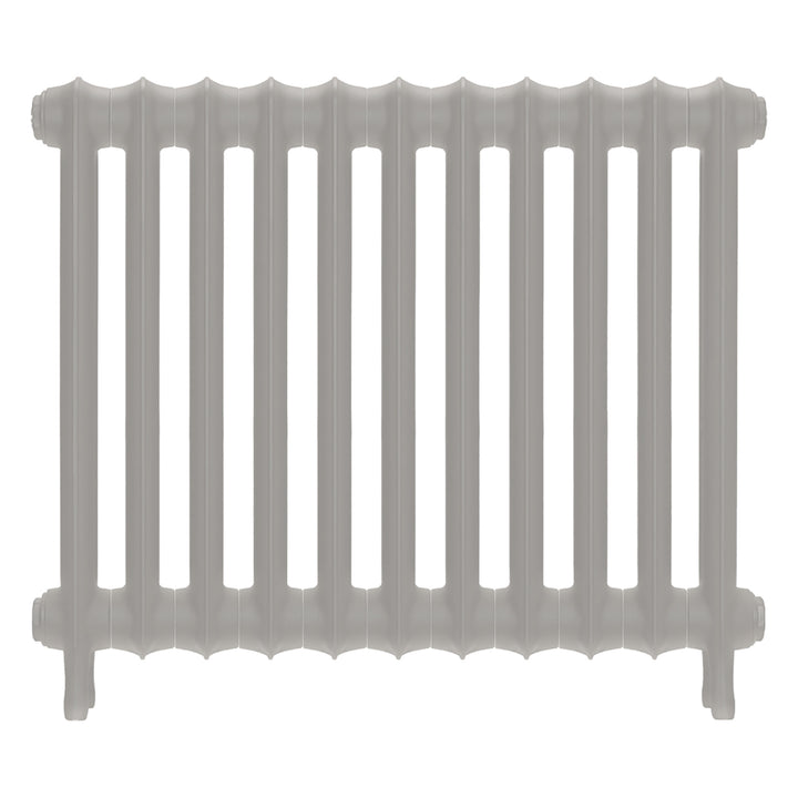 Emmeline III - Pebble Grey Cast Iron Column Radiator H616mm x W762mm 3 Column - Wall Hung