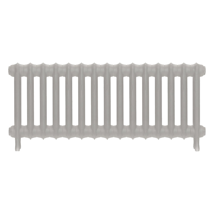 Emmeline III - Pebble Grey Cast Iron Column Radiator H416mm x W1028mm 3 Column - Wall Hung