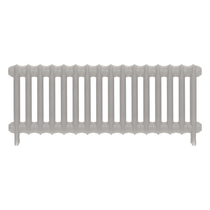 Emmeline III - Pebble Grey Cast Iron Column Radiator H416mm x W1094mm 3 Column - Wall Hung