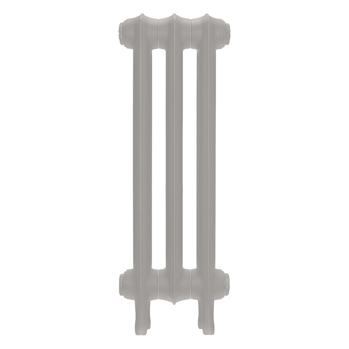 Emmeline III - Pebble Grey Cast Iron Column Radiator H616mm x W230mm 3 Column - Wall Hung