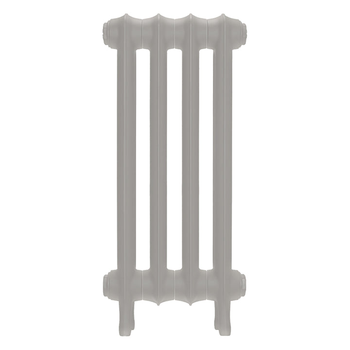 Emmeline III - Pebble Grey Cast Iron Column Radiator H616mm x W296mm 3 Column - Wall Hung