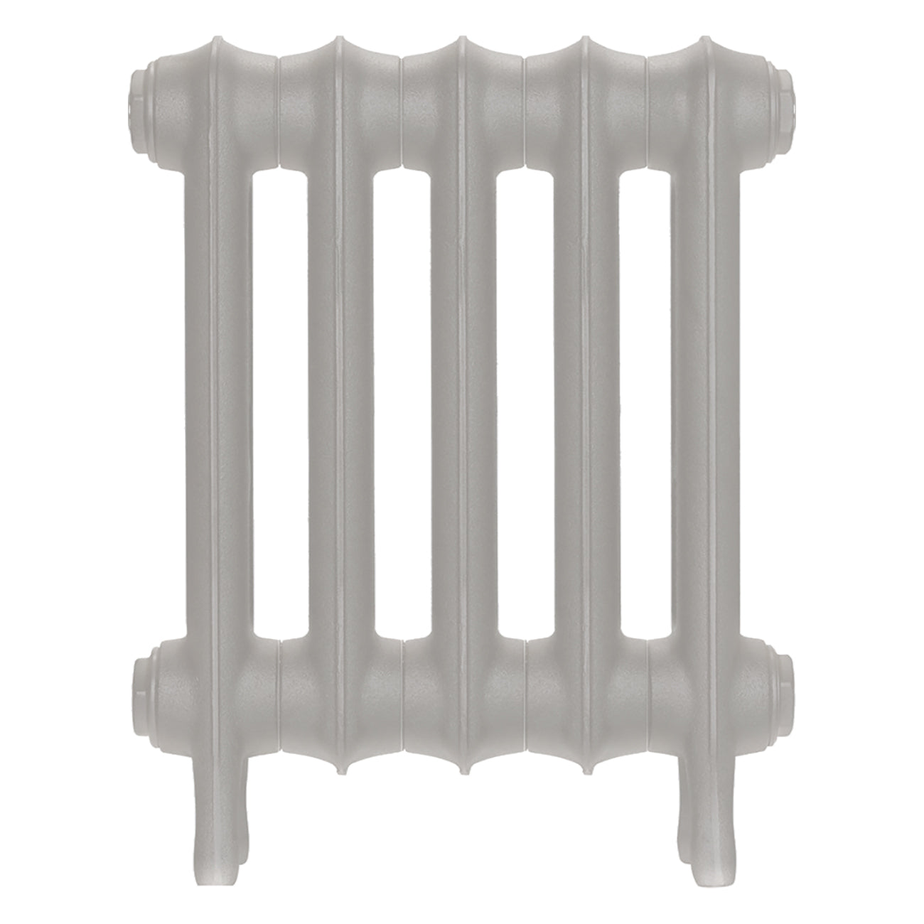 Emmeline III - Pebble Grey Cast Iron Column Radiator H416mm x W363mm 3 Column - Wall Hung