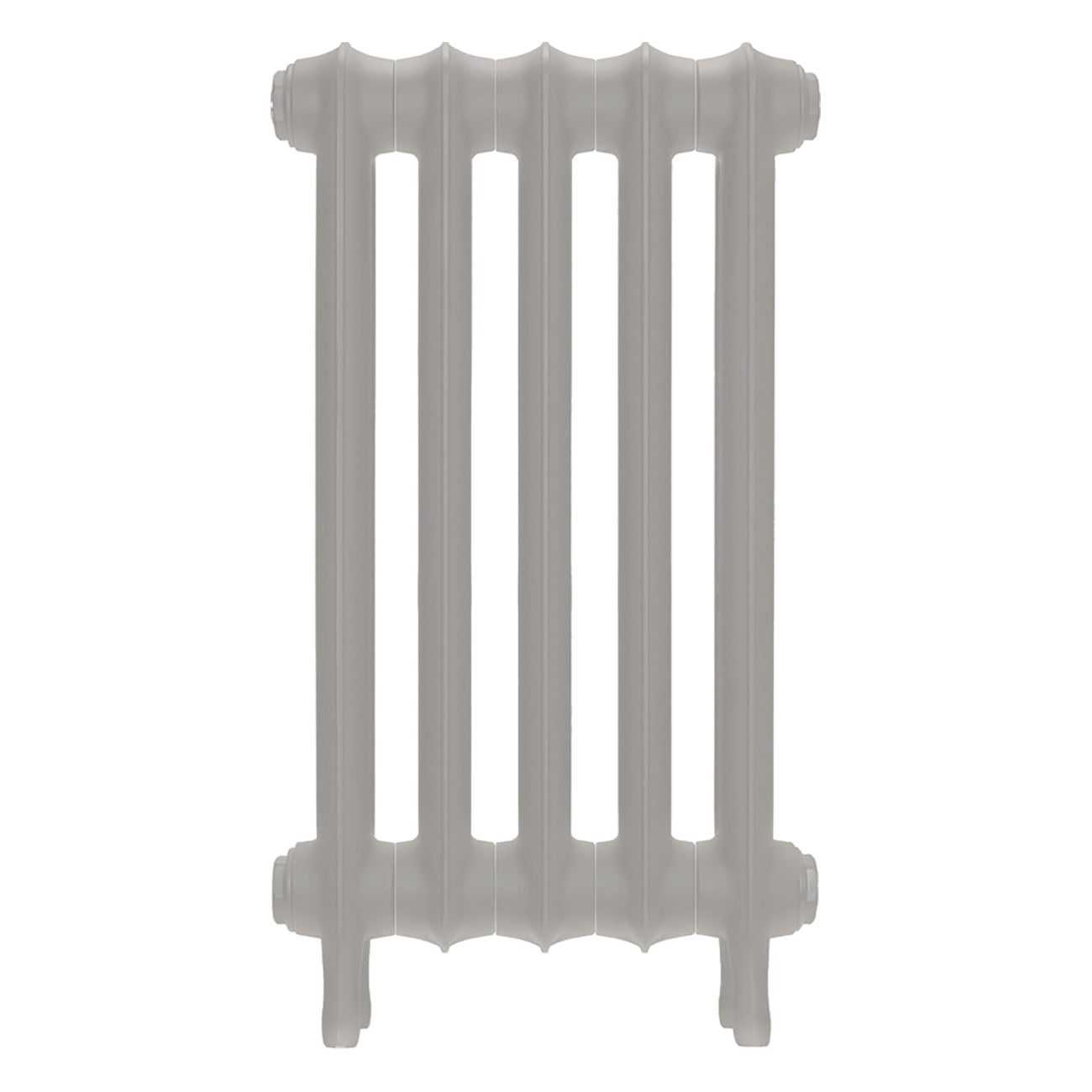 Emmeline III - Pebble Grey Cast Iron Column Radiator H616mm x W363mm 3 Column - Wall Hung