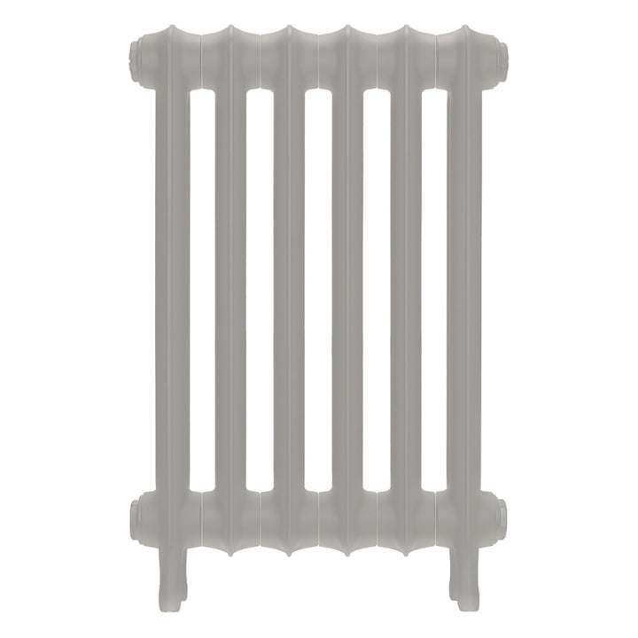 Emmeline III - Pebble Grey Cast Iron Column Radiator H616mm x W429mm 3 Column - Wall Hung