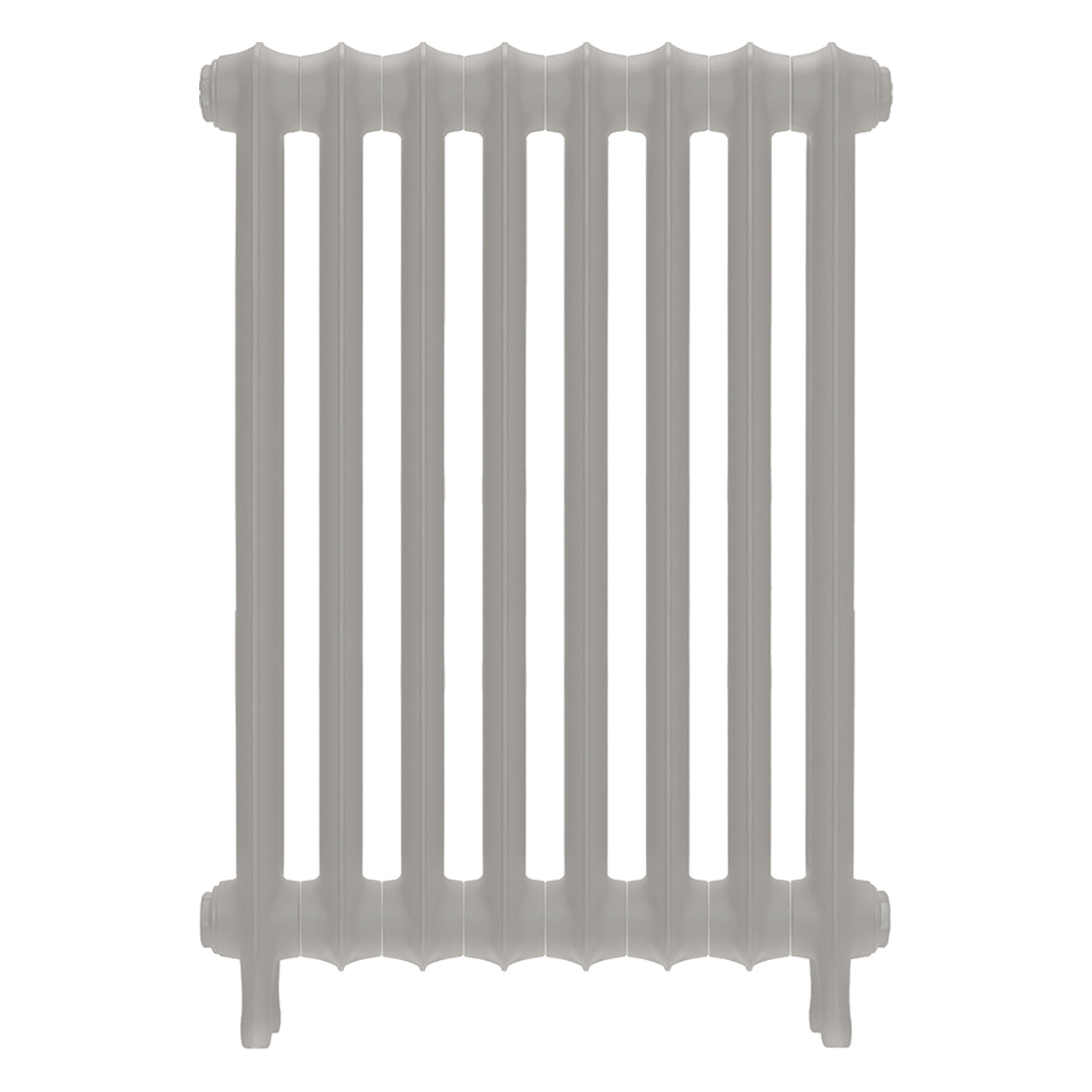 Emmeline III - Pebble Grey Cast Iron Column Radiator H816mm x W562mm 3 Column - Wall Hung