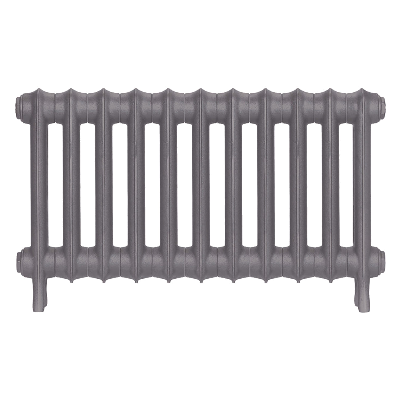 Emmeline I - Quartz Grey Cast Iron Column Radiator H407mm x W762mm 1 Column - Wall Hung