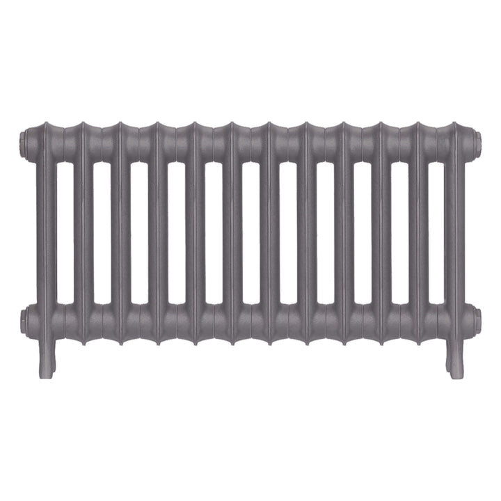 Emmeline I - Quartz Grey Cast Iron Column Radiator H407mm x W828mm 1 Column - Wall Hung