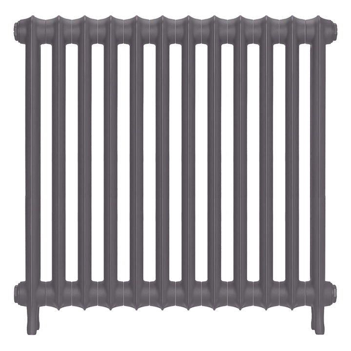 Emmeline I - Quartz Grey Cast Iron Column Radiator H807mm x W828mm 1 Column - Wall Hung