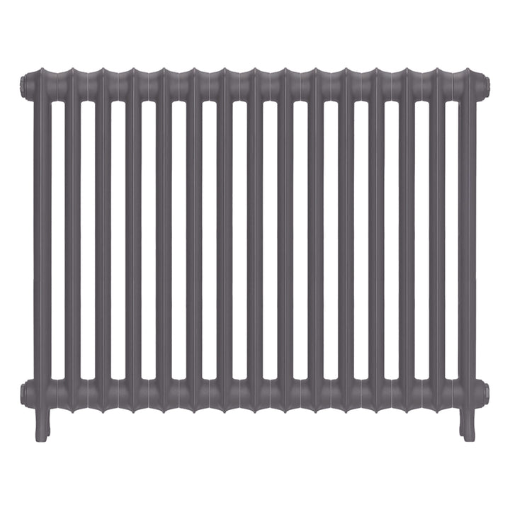 Emmeline I - Quartz Grey Cast Iron Column Radiator H807mm x W1028mm 1 Column - Wall Hung