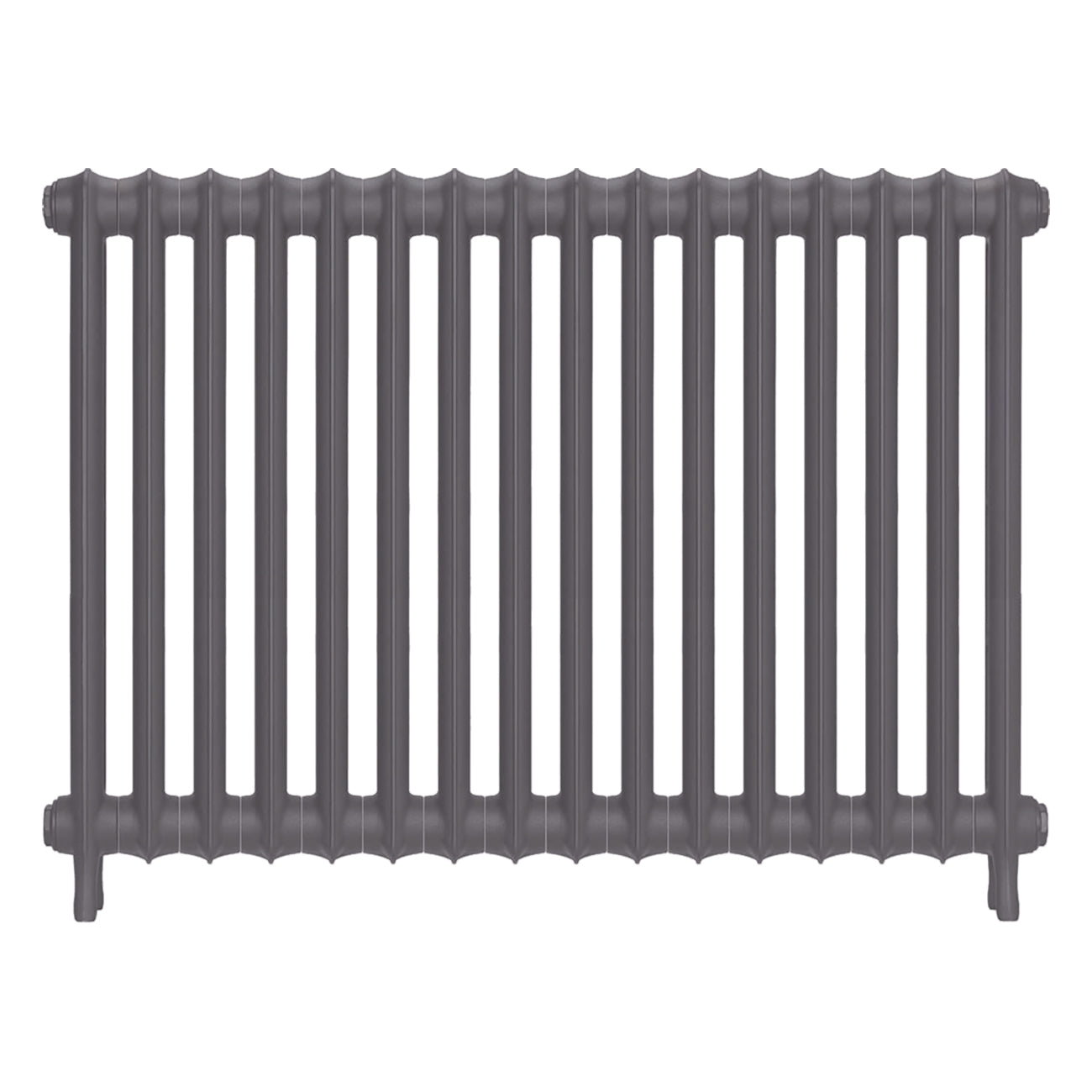 Emmeline I - Quartz Grey Cast Iron Column Radiator H807mm x W1094mm 1 Column - Wall Hung