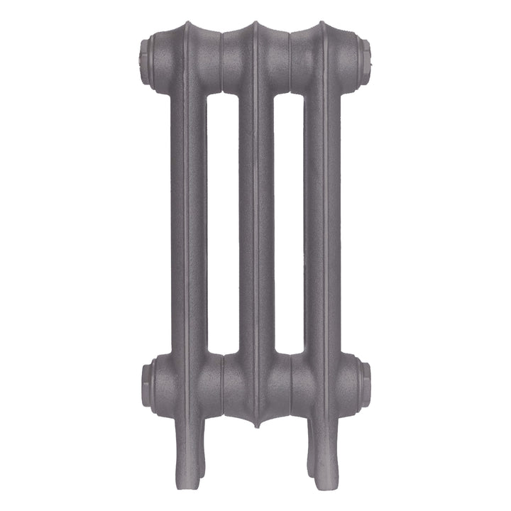 Emmeline I - Quartz Grey Cast Iron Column Radiator H407mm x W230mm 1 Column - Wall Hung