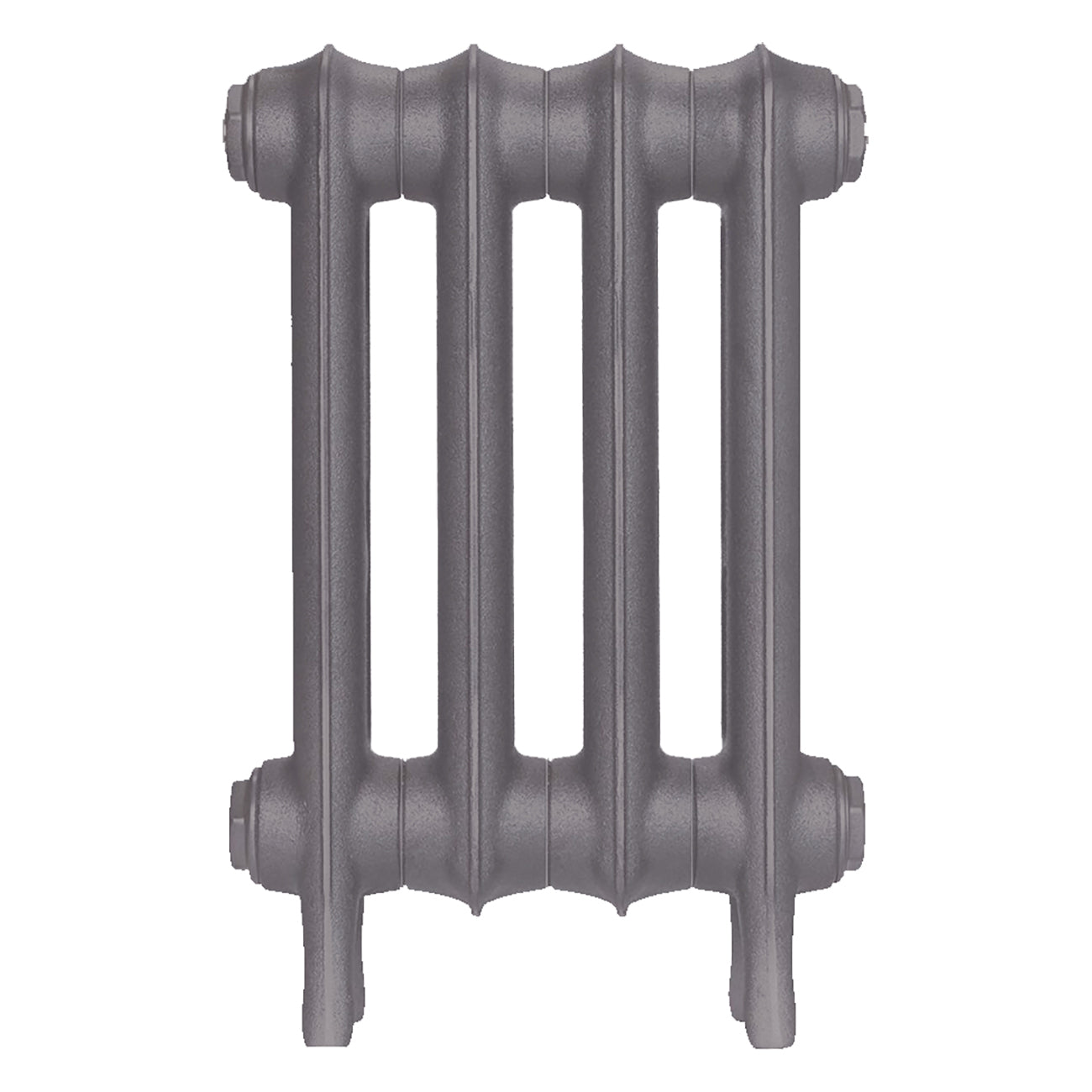 Emmeline I - Quartz Grey Cast Iron Column Radiator H407mm x W296mm 1 Column - Wall Hung