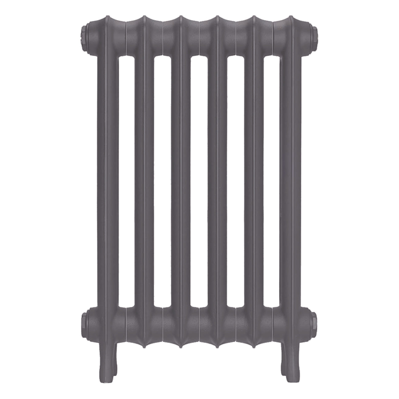 Emmeline I - Quartz Grey Cast Iron Column Radiator H607mm x W429mm 1 Column - Wall Hung