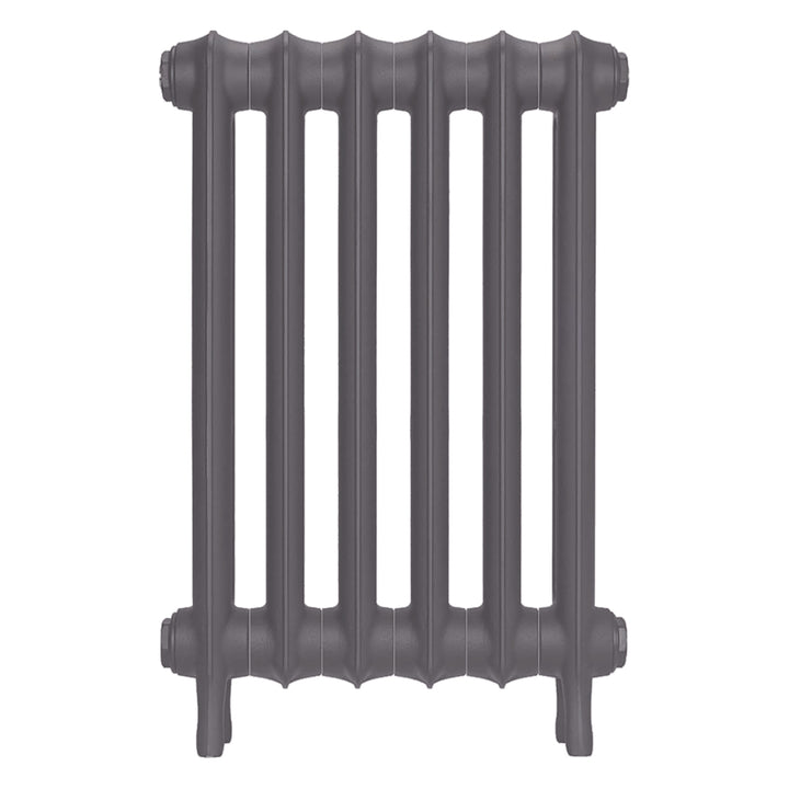 Emmeline I - Quartz Grey Cast Iron Column Radiator H607mm x W429mm 1 Column - Wall Hung