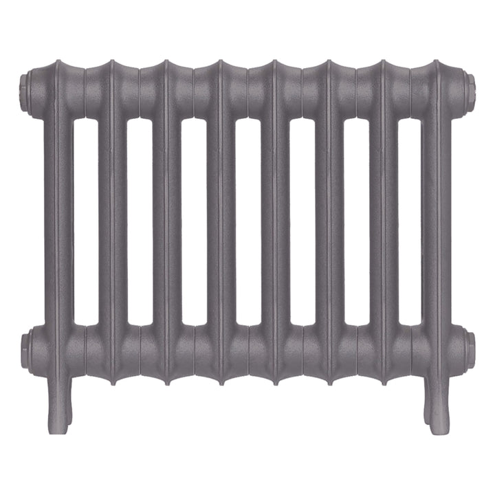 Emmeline I - Quartz Grey Cast Iron Column Radiator H407mm x W562mm 1 Column - Wall Hung