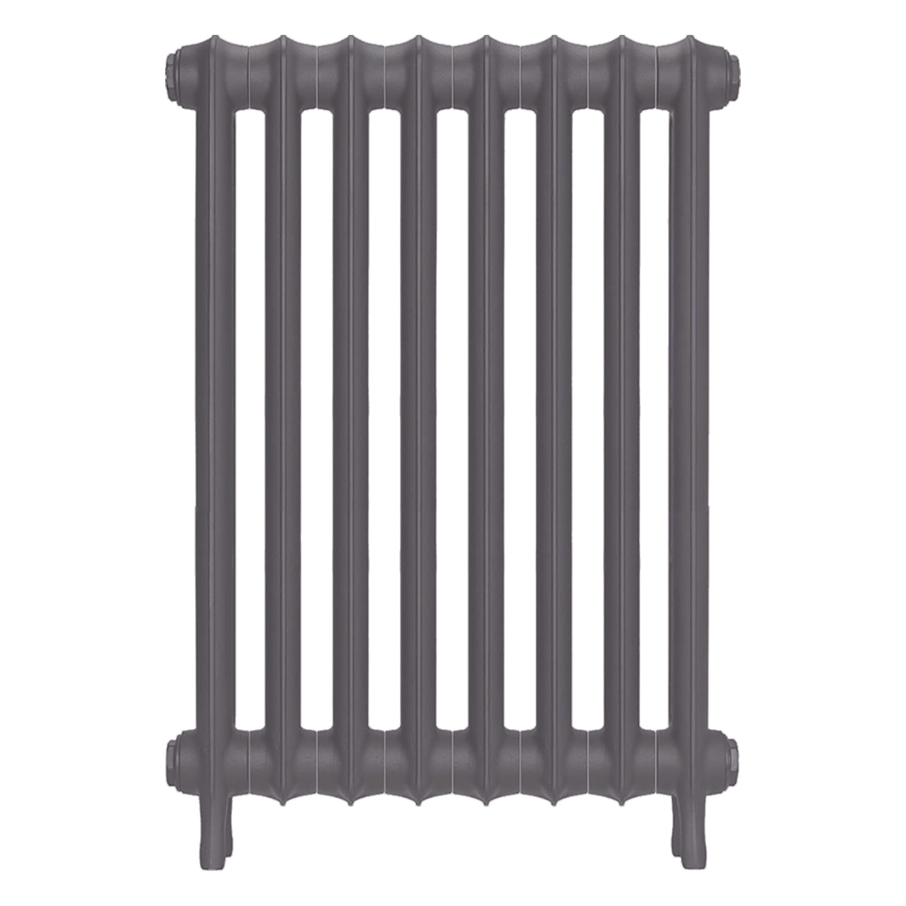 Emmeline I - Quartz Grey Cast Iron Column Radiator H807mm x W562mm 1 Column - Wall Hung