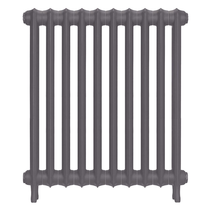 Emmeline II - Quartz Grey Cast Iron Column Radiator H813mm x W695mm 2 Column - Wall Hung