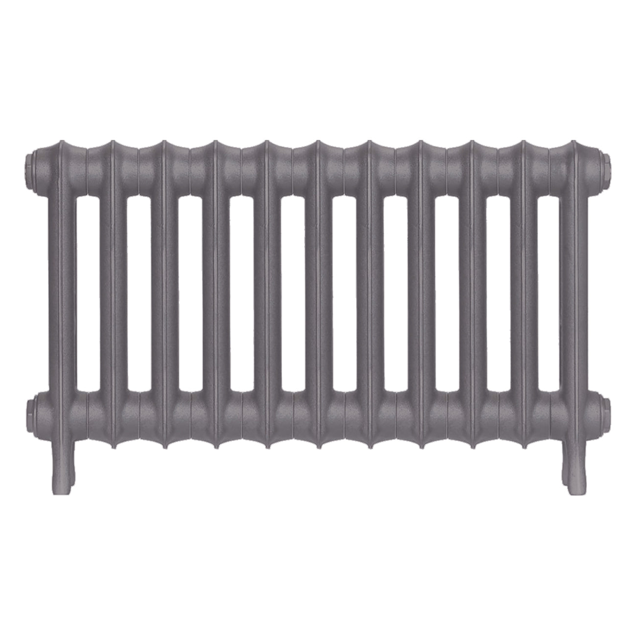 Emmeline II - Quartz Grey Cast Iron Column Radiator H413mm x W762mm 2 Column - Wall Hung