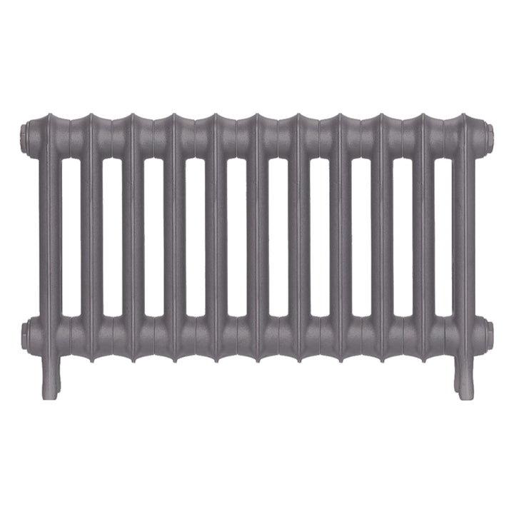 Emmeline II - Quartz Grey Cast Iron Column Radiator H413mm x W762mm 2 Column - Wall Hung