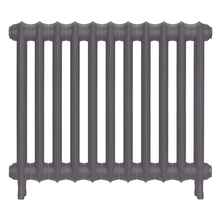 Emmeline II - Quartz Grey Cast Iron Column Radiator H613mm x W762mm 2 Column - Wall Hung