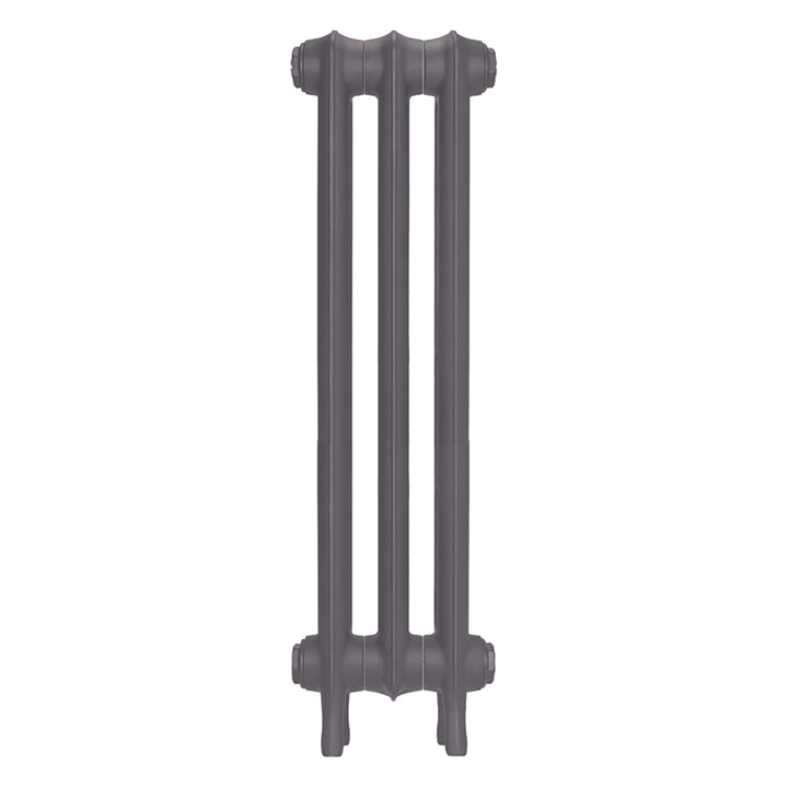 Emmeline II - Quartz Grey Cast Iron Column Radiator H813mm x W230mm 2 Column - Wall Hung