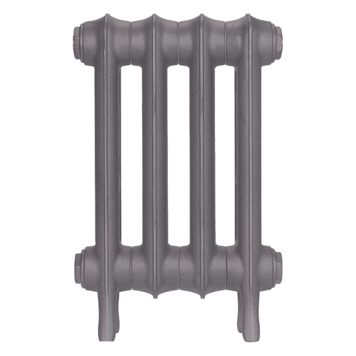 Emmeline II - Quartz Grey Cast Iron Column Radiator H413mm x W296mm 2 Column - Wall Hung